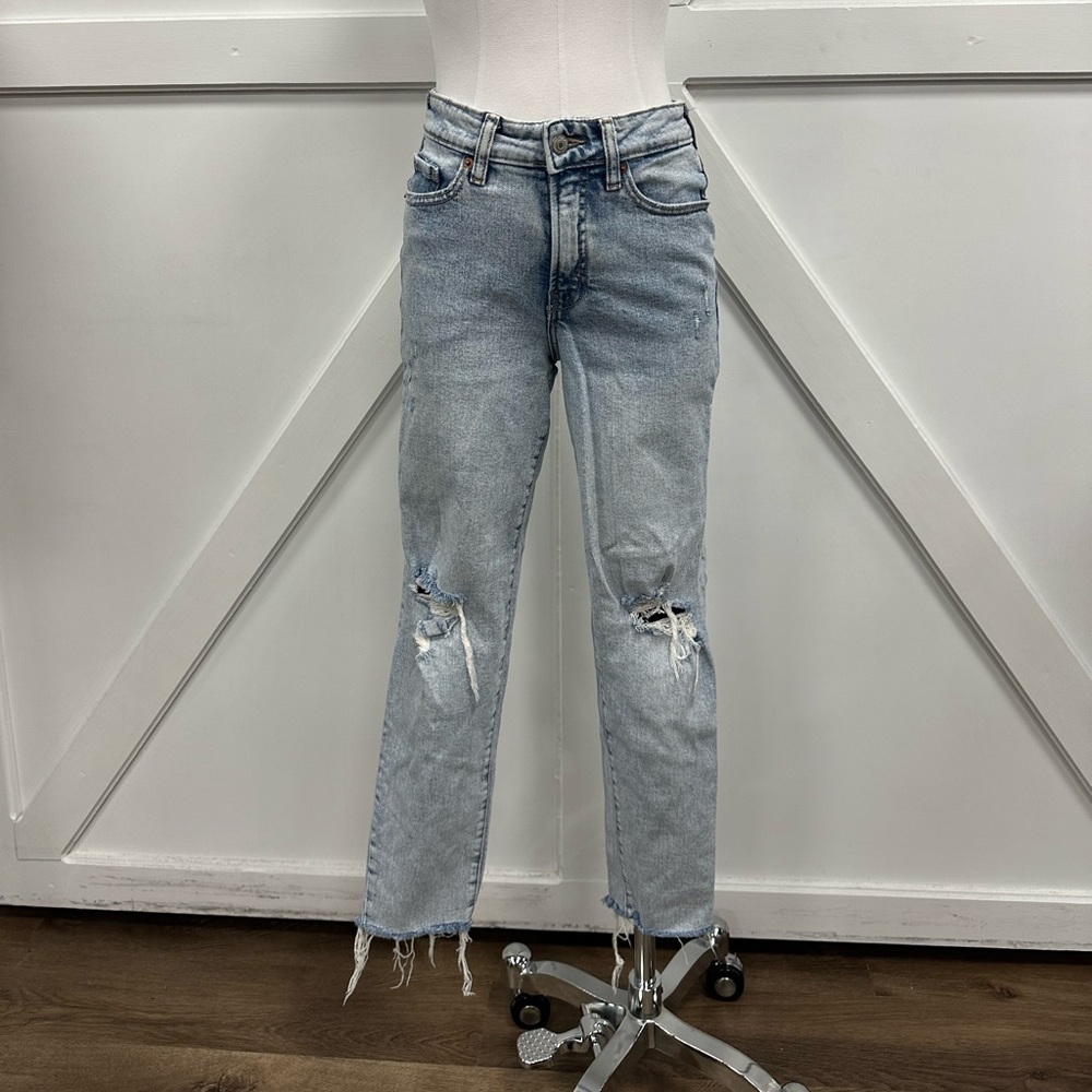 Old Navy OG Straight Leg Distressed Jeans